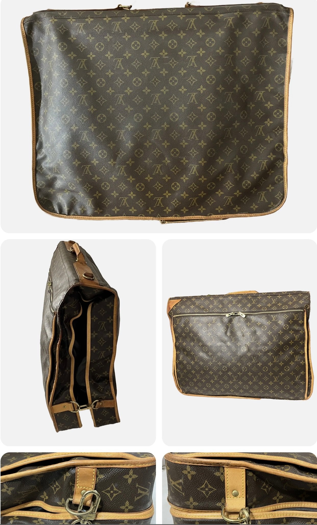 Louis Vuitton Monogram Folding/hanging Garment Luggage Bag
