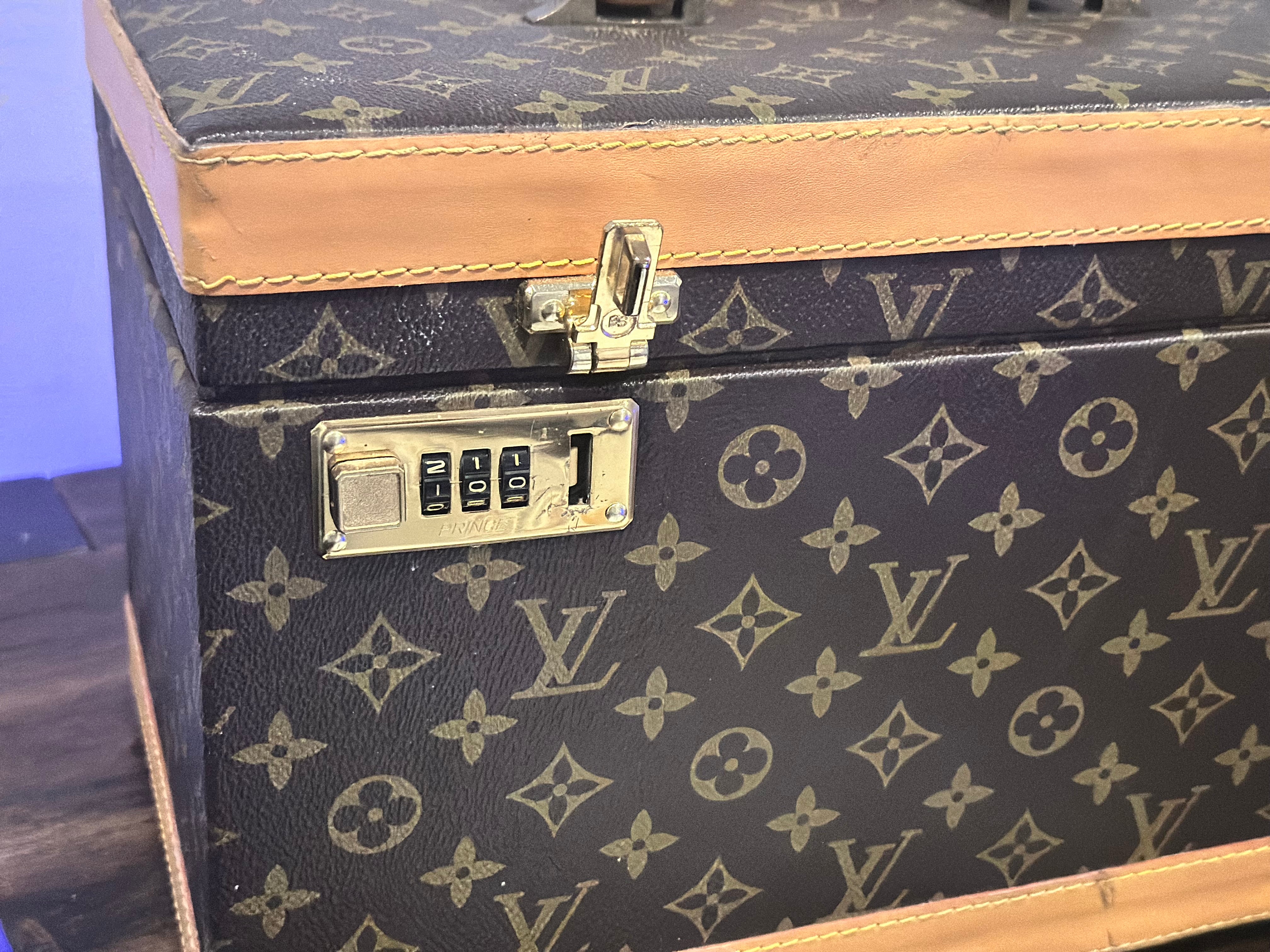 LV Monogram Make-Up Vanity Case Combination Lock| Travel Case