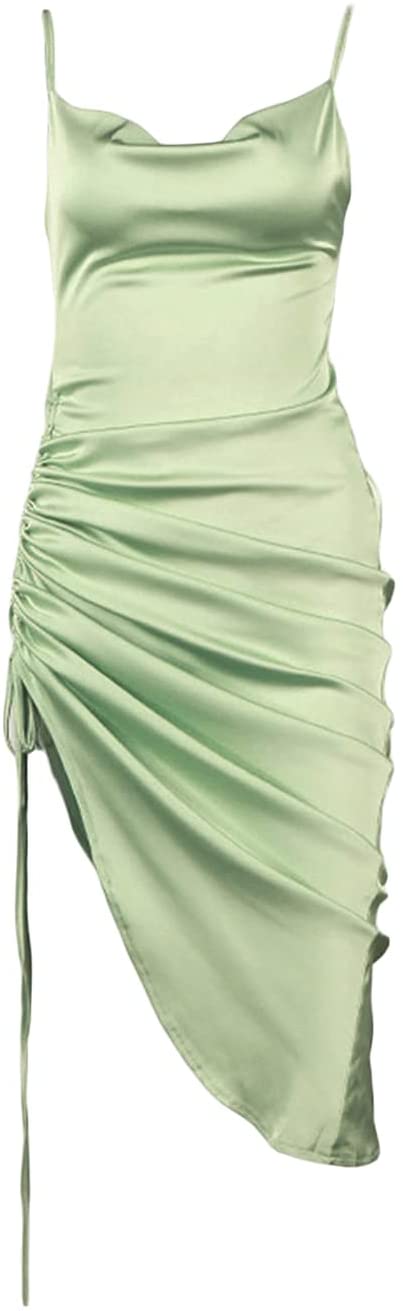 Satin Cami Strap Mini Dress