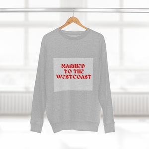 Open image in slideshow, Red- West Life Love for Cali Crew Neck Sweater - LIONBODY
