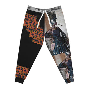 Open image in slideshow, Mixed Media Athletic Joggers - LIONBODY
