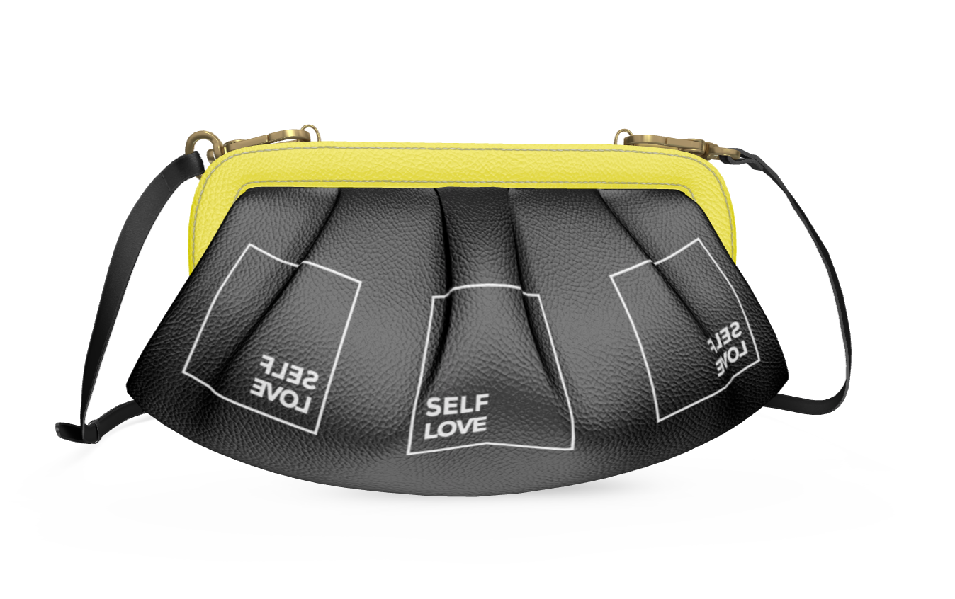 Self-Love Leather Pouch Bag | Original Design by DGarcia