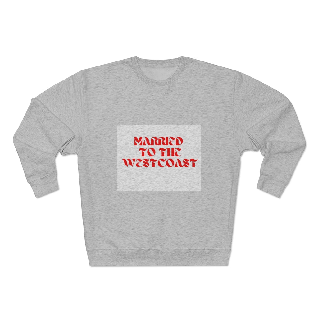 Red- West Life Love for Cali Crew Neck Sweater - LIONBODY