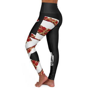 Chained Up High Waisted Yoga Leggings - LIONBODY