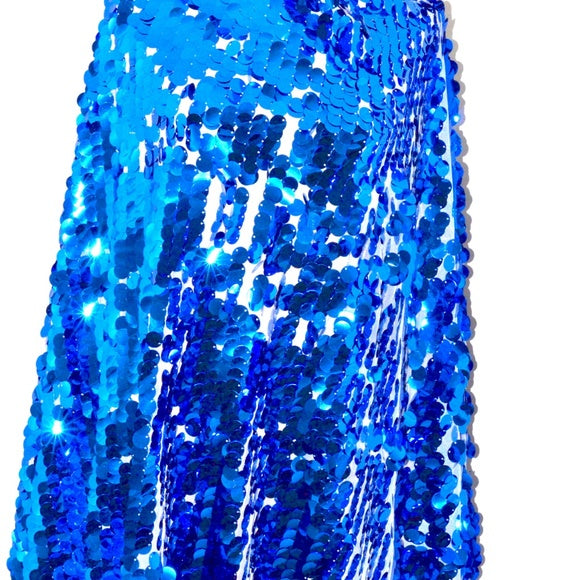 Blue Sequinwear One Piece Shawl